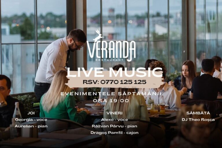 Week-end la Veranda cu Live Music!